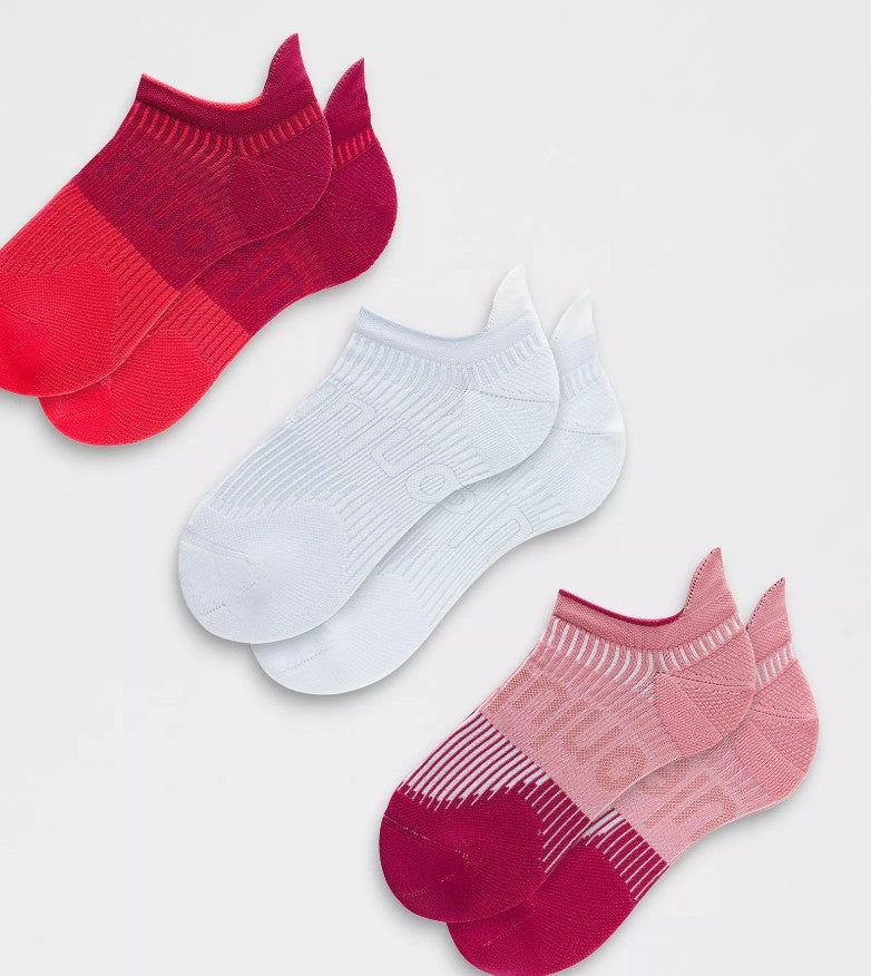 Lululemon Women's Power Stride Tab Socks 3 Pack