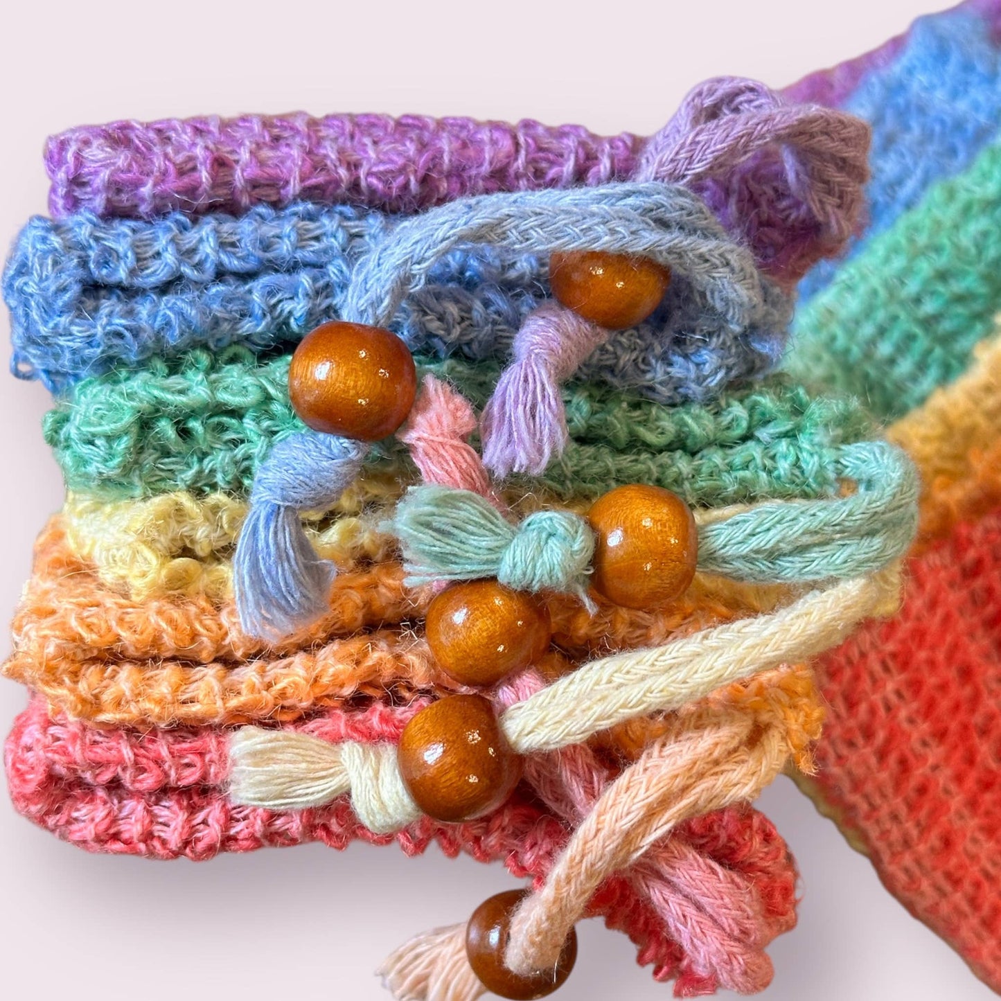 Soap Saver Bags – Rainbow Set of 6
