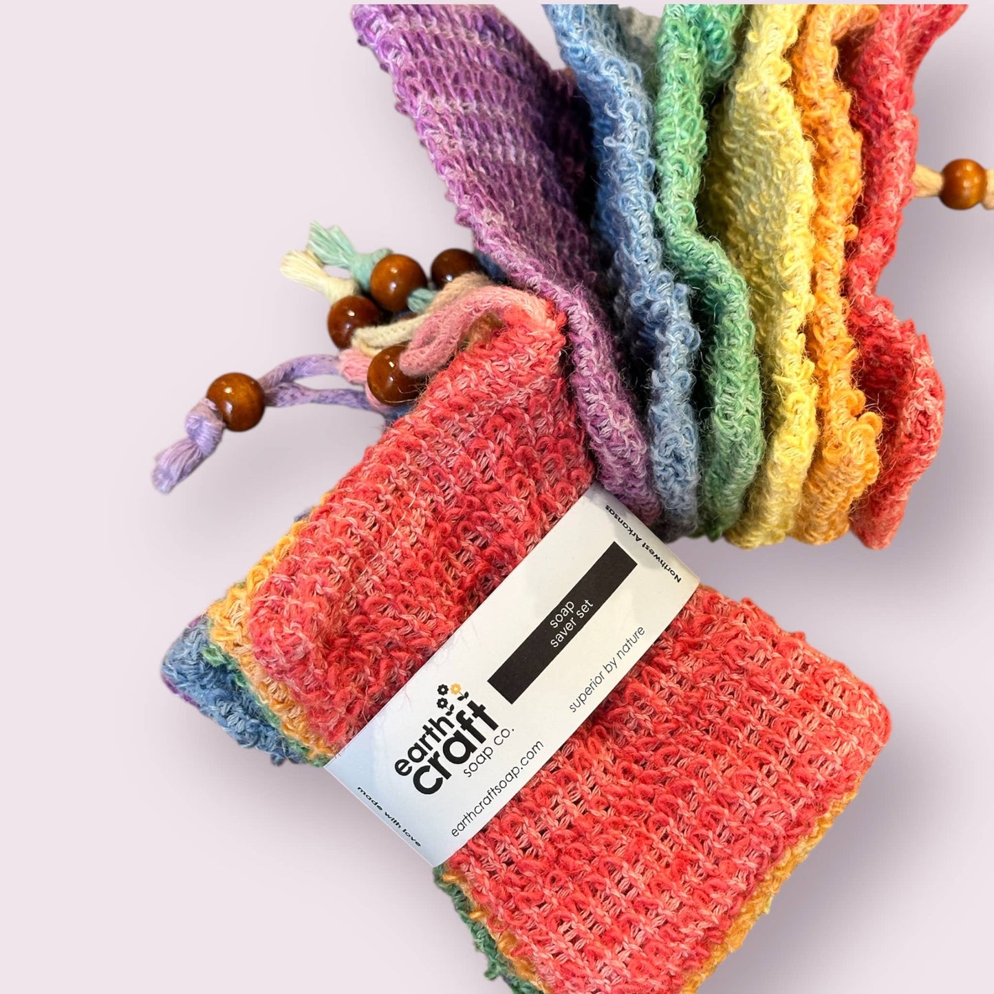 Soap Saver Bags – Rainbow Set of 6