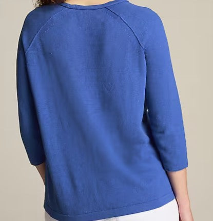 J.Jill Linen-Blend Pullover Sweater